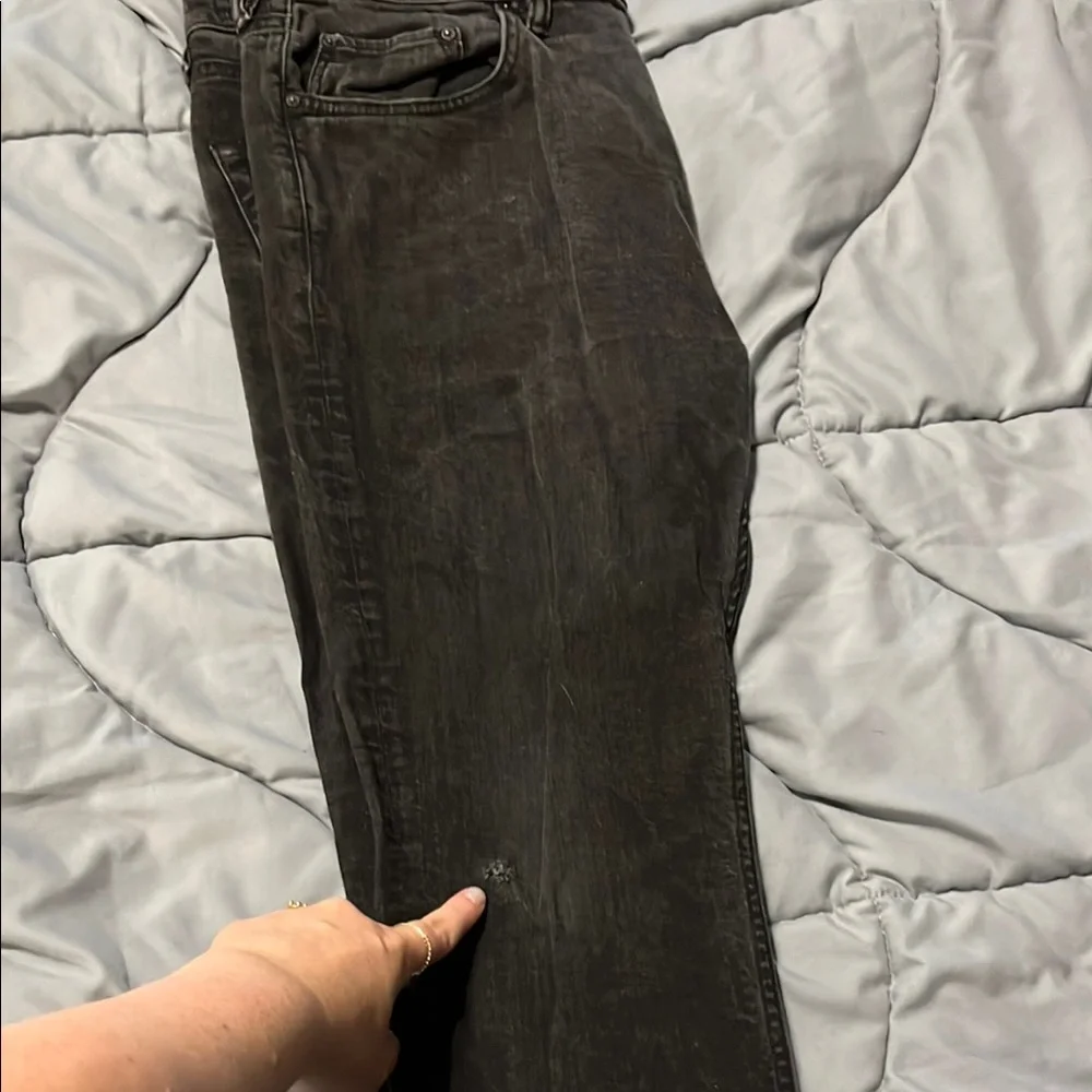 All Saints Men's Skinny Jeans - Black denim/ Dark Gray 36w32l - Picture 3 of 3